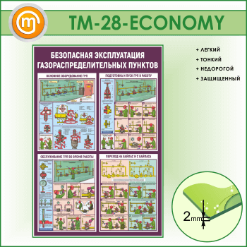 Стенд «Безопасная эксплуатация газораспределительных пунктов» (TM-28-ECONOMY)